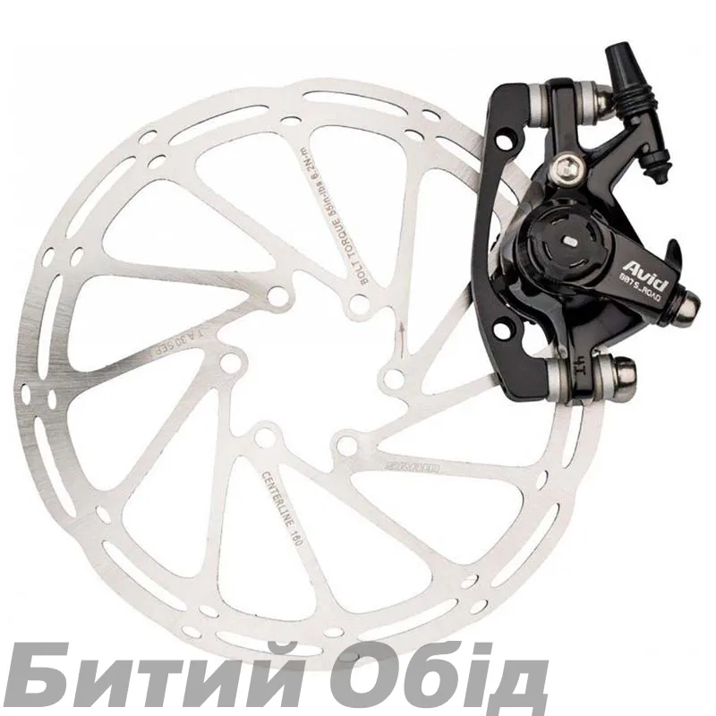 Дискове гальмо Avid AM BB7 ROAD S BLKANO FR/RR IS/PM 140CNTL