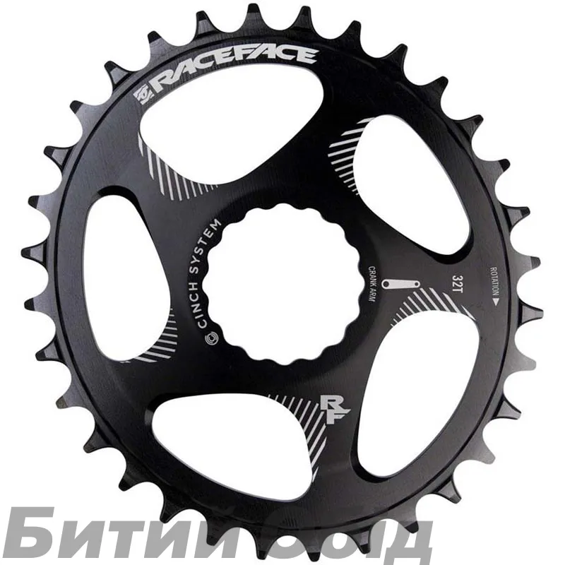 Звезда RaceFace Chainring Cinch DM oval Black