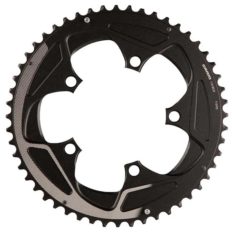 Звезда Sram X-Glide CRING ROAD 52T 11S 110 AL5 BLK W/SLV 2PN