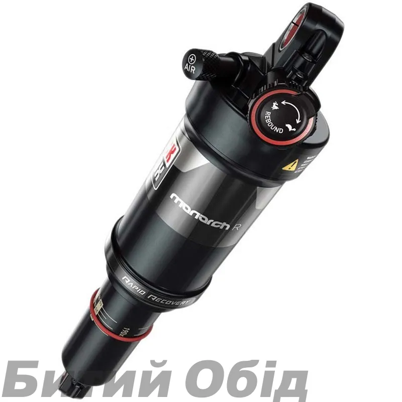 Амортизатор RockShox Monarch R (165x38/6.5"x1.5") Tune-MidReb/MidComp,Fast Black Body