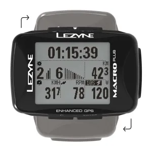 Велокомпьютер Lezyne MACRO Plus GPS HRSC LOADED (BLk)