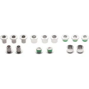 Набор болтов Truvativ CHAINRING BOLT KIT 5 ALUM/STL SILVER