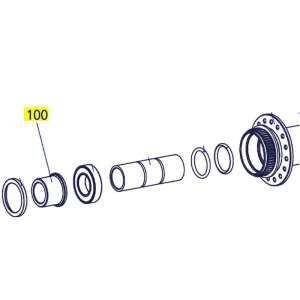 Адаптер втулки DT SWISS SP 100L DBCL TA15 B