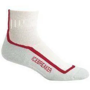 Шкарпетки Icebreaker Bike/Run Lite Mini WMN white/red/silver M Шкарпетки Icebreaker Bike/Run Lite Mini WMN white/red/silver M