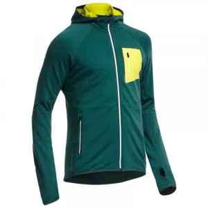 Кофта Icebreaker Atom LS Zip Hood MEN pine/chartreuse/white 