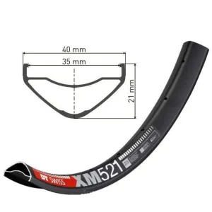 Обод DT SWISS XM 521 27.5х35mm DISK BRAKE 