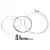 Трос и рубашка SRAM SLICKWIRE AM SLICKWIRE PRO SHIFT CABLE KIT 4MM WHT