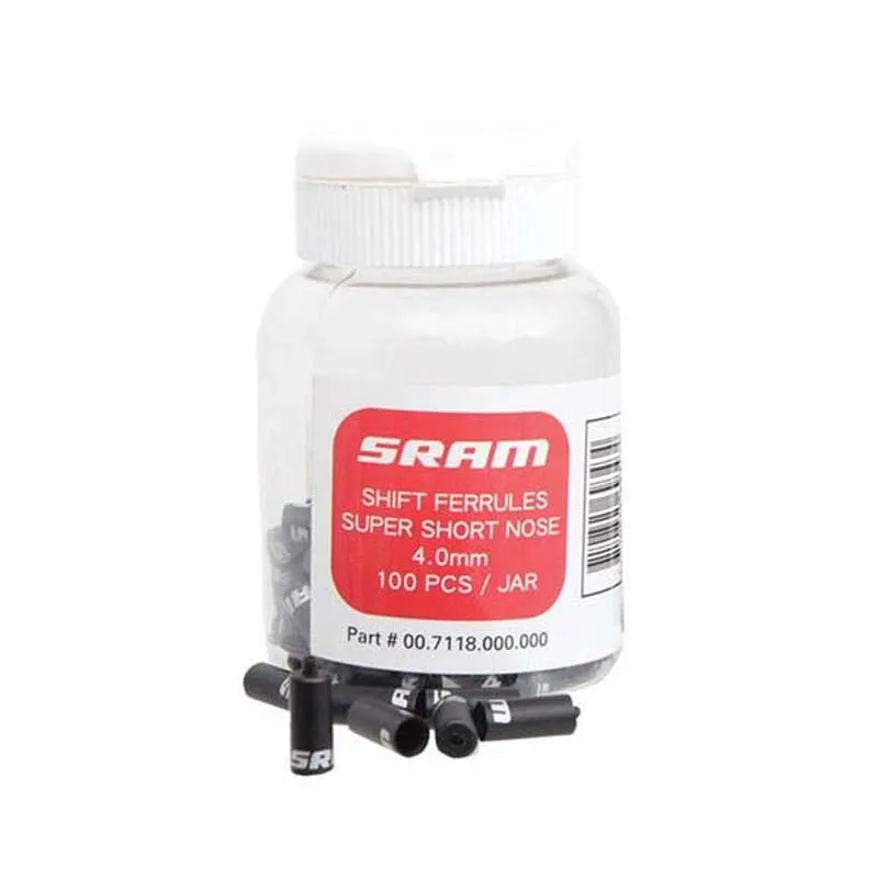 Концевик рубашки SRAM SHIFT FERRULE 4MM SSNOSE BLK 100
