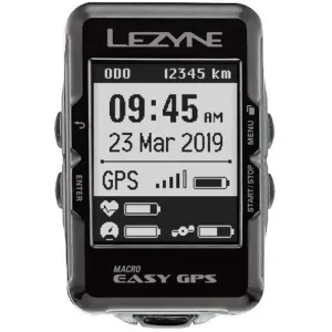 Велокомпьютер Lezyne Macro Easy GPS Black