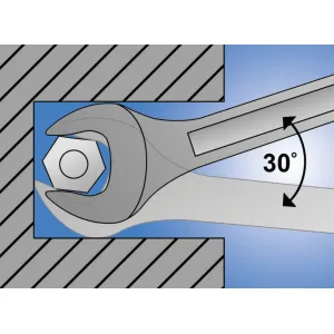 Ключ рожковый Unior (полированные головки)