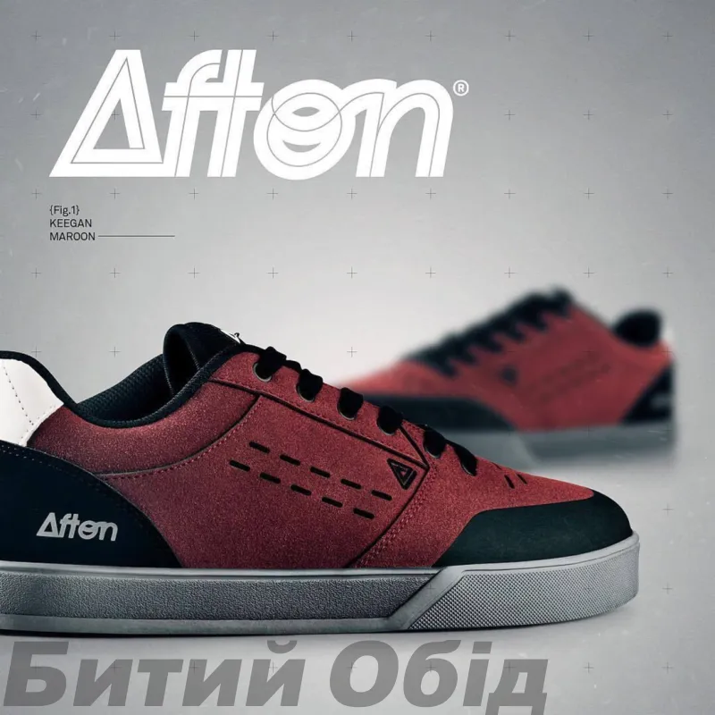 Веловзуття Afton Keegan Black/Maroon
