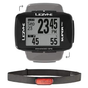 Велокомпьютер Lezyne Super PRO GPS HR Loaded