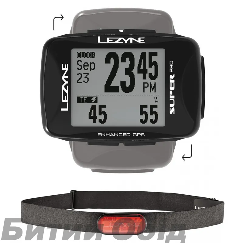 Велокомп'ютер Lezyne Super PRO GPS HR Loaded