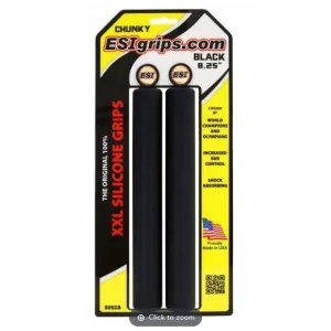Гріпси ESI XXL 8.25" Chunky (чорні)