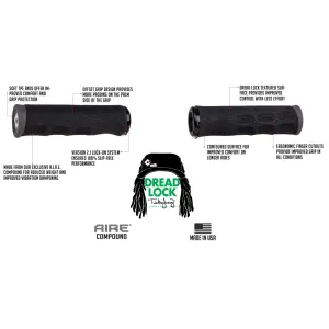 Грипсы ODI Tinker Juarez Dread Lock Grip Black w/Black clamp (черные с черными замками)