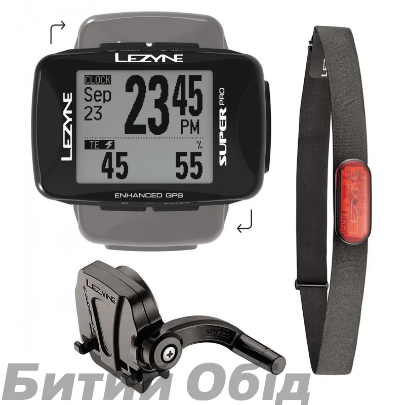 Велокомп'ютер Lezyne Super PRO GPS HRSC Loaded