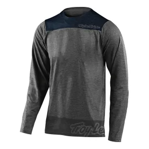 Джерсі TLD Skyline L/S Jersey [London Gray Heather/Navy] 