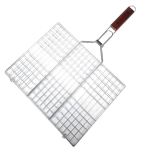 Решітка для гриля подвійна GRILL ME BQ-030 (40х30см), хромована