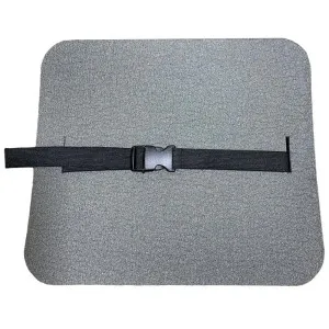 Сиденье походное КЕМПИНГ (350х235х15мм), серое