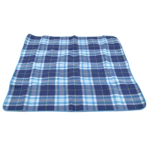Коврик для пикника КЕМПИНГ НВ-15 (150х135см), голубая клетка