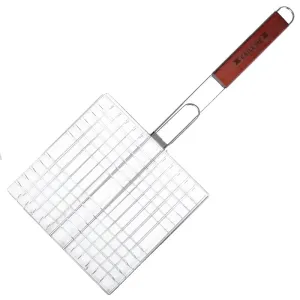 Решітка для гриля подвійна GRILL ME BQ-035 (25х24см), хромована