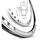 Обод Mach1 ROAD RUNNER 28" 32 отв. пистон, черн