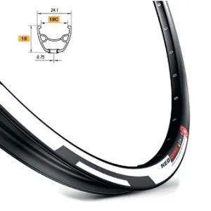 Обод Mach1 NEO DISC 27,5" 32 отв., для диск. торм, пистон, черный, AV, 490 г