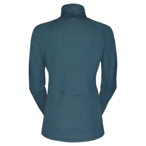 Термомайка SCOTT W DEFINED MERINO с воротником aruba green 