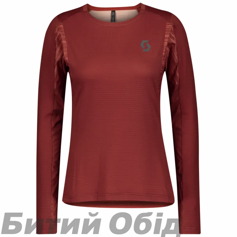 Реглан біговий SCOTT W TRAIL RUN червоний 