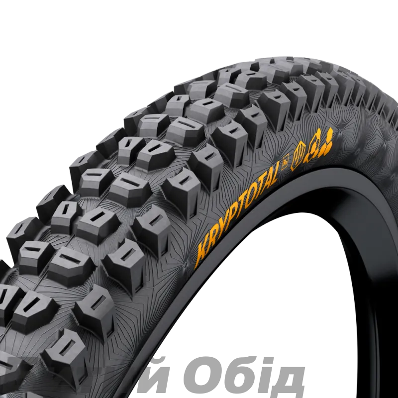 Покришка безкамерна Continental Kryptotal-R Downhill SuperSoft 29 x 2.40 чорна складна skin