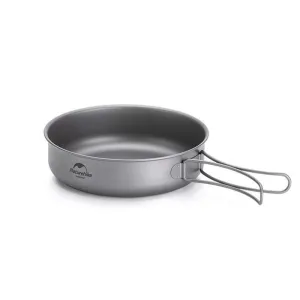 Сковорідка титанова з розкладною ручкою 17 см Naturehike NH18T010-A Сковорідка титанова з розкладною ручкою 17 см Naturehike NH18T010-A
