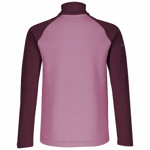 Кофта подростковая SCOTT JR 1/2 ZIP DEFINED LIGHT red fudge/cassis pink 