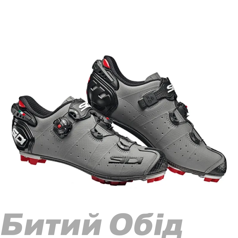 Велотуфлі МТБ Sidi Drako 2 SRS Matt Grey-Black