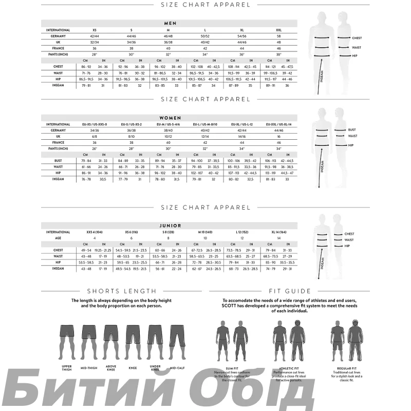 Рейтузы для бега SCOTT W 3/4 TRAIL RUN 