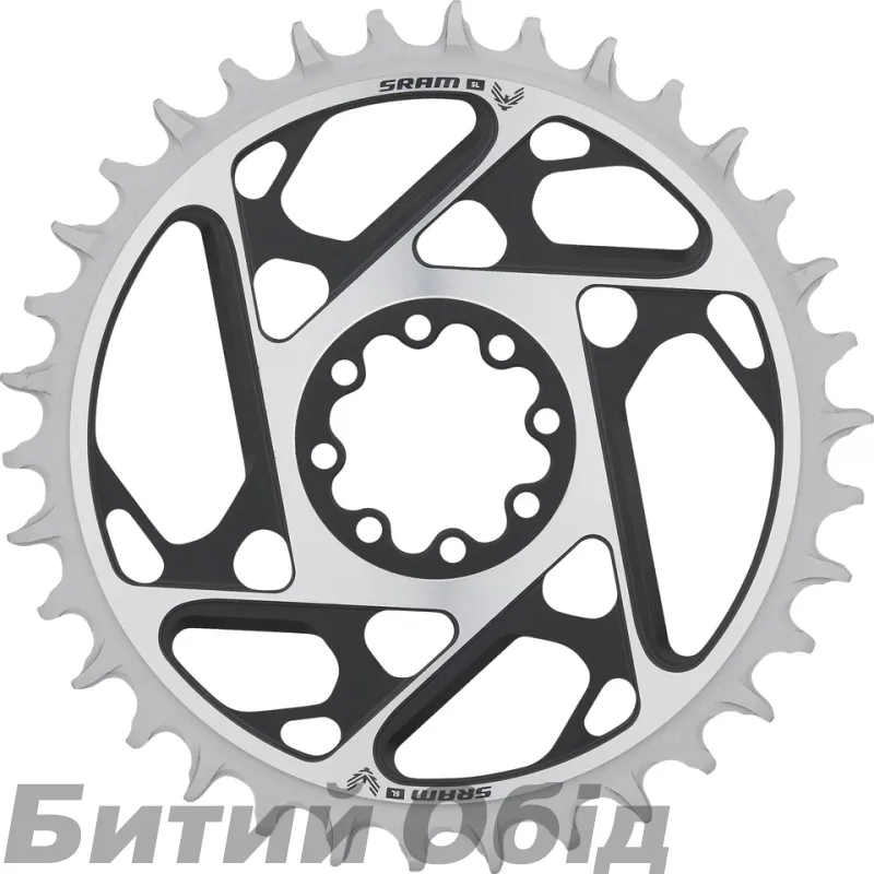 Звезда SRAM T-TYPE Direct Mount 0mm Offset Eagle (including 8 bolts) Black - XXSL D1