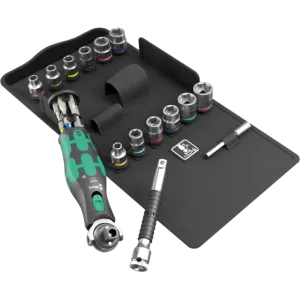 Набір WERA 8009 Zyklop Pocket 4, 05004285001, 27 предметів, дюймовий