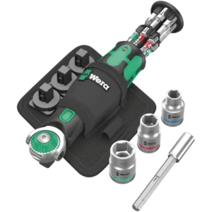 Набір інструментів 8009 WERA Zyklop Pocket Imperial Set 2, на поясній сумці, 05004283001, дюймовий