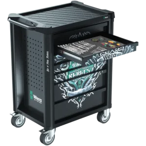 Ложемент з набором викруткових головок Zyklop 3/8", WERA 9723, 22 предмети, 05150113001
