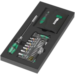 Ложемент укомплектований наборами Kraftform Kompakt 60 та Tool-Check Plus, WERA 9750, 57 предметів, 05150150001