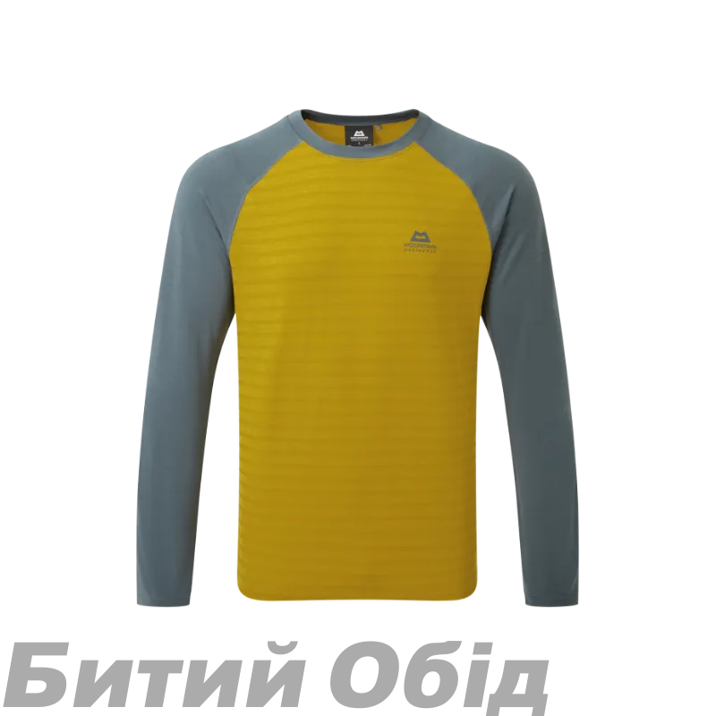 Футболка Mountain Equipment Redline LS Tee, Acid stripe/Moorland