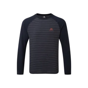 Футболка Mountain Equipment Redline LS Tee, Cosmos stripe/Cosmos