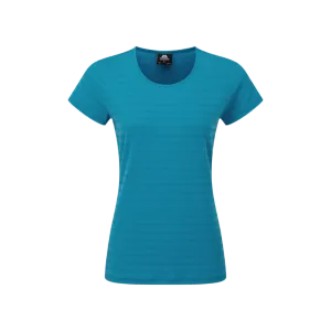 Футболка Mountain Equipment Groundup Wmns Stripe Tee, Digital Blue stripe