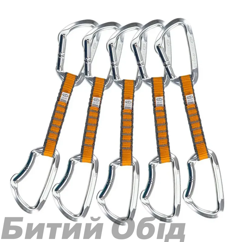 Набор оттяжек Climbing Technology Basic set ny 12cm – silver 5 шт