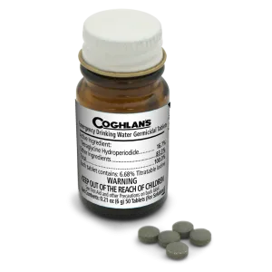 Таблетки для знезараження води Coghlans Drinking Water Tablets 7620 