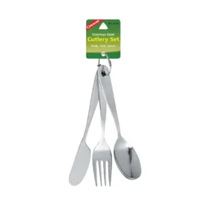 Столові прибори туристичні Coghlans Stainless Steel Cutlery Set 9166 Столові прибори туристичні Coghlans Stainless Steel Cutlery Set 9166
