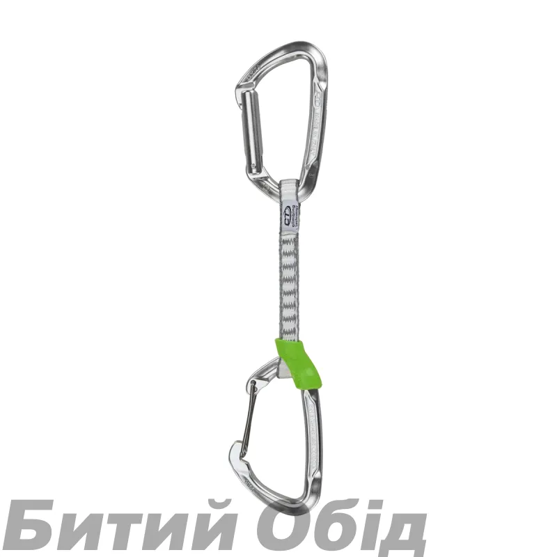 Відтяжка Climbing Technology Lime Mix set 12 cm DY silver
