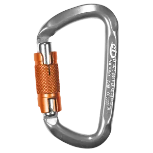 Карабін Climbing Technology ALU D KARAB.C/F TWIST GREY/LOB