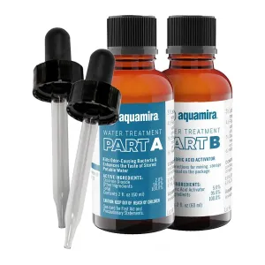 Краплі для знезараження води Aquamira Water Treatment w/Droppers (2oz, Glass ) 