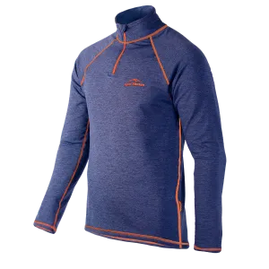 Пуловер FJORD NANSEN HALSA GOLF MEN navy melange/orange
