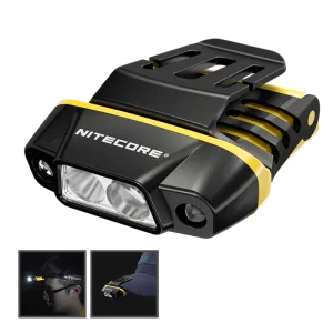 Ліхтар на кепку з універсальним кріпленням Nitecore NU11 (150 люмен, 4 режими, датчик руху, USB-C)